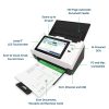 Raven Pro Document Scanner – Huge Touchscreen, High Speed Color Duplex Feeder (ADF), Wireless Scan to Cloud, WiFi, Ethernet, USB, Home or Office Desktop